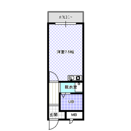 近江マンションの物件間取画像